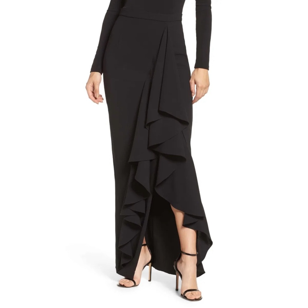 ELIZA J RUFFLES SIDE MAXIE SKIRT